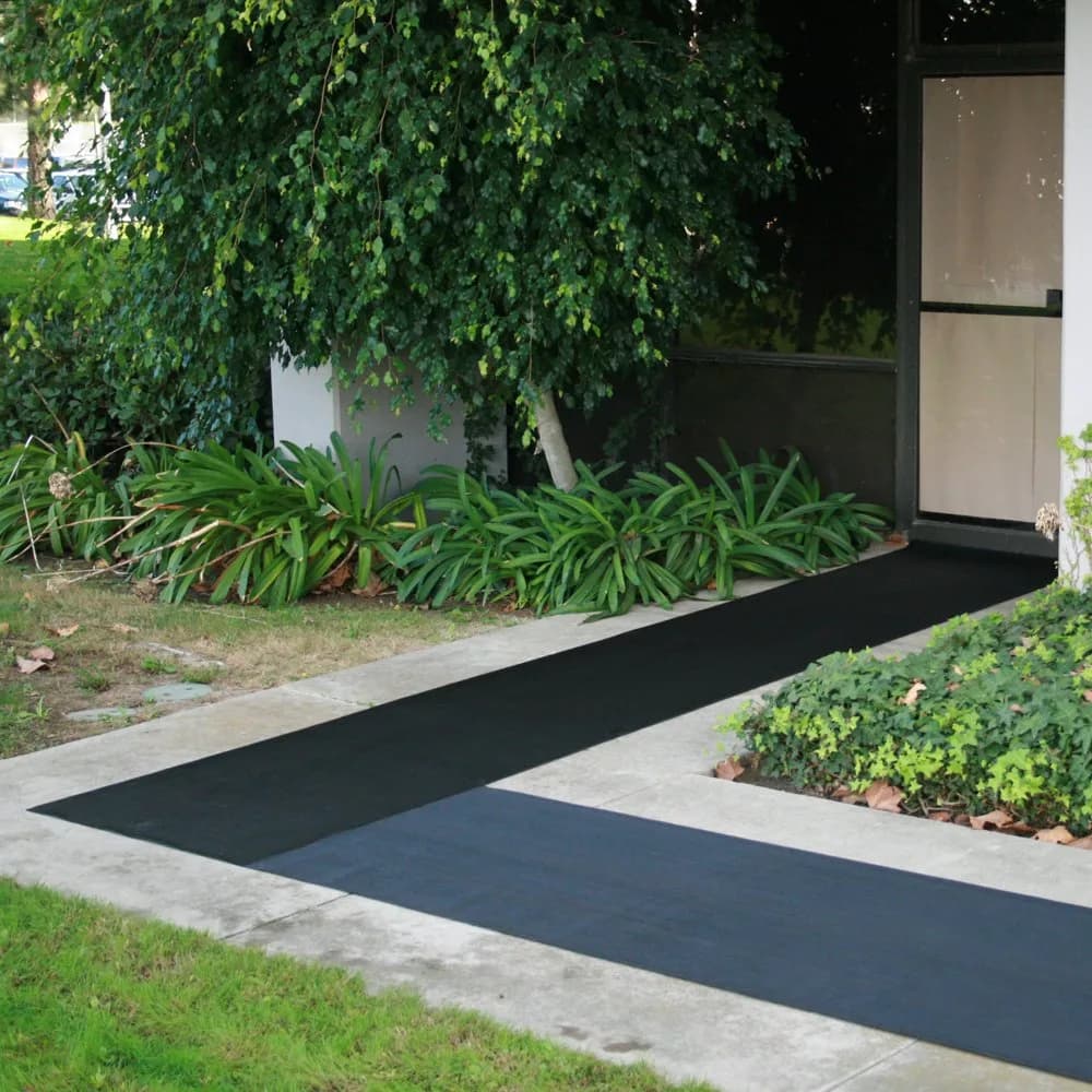 Rubber-Cal Fine Rib Corrugated Rubber Floor Mat - 1/8" x 4 ft x 6 ft Black | Anti-slip, moisture-resistant industrial flooring thumbnail 6
