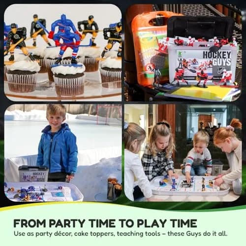 Kaskey Kids NHL Hockey Guys, Blackhawks vs. Red Wings | Action Figures for Imaginative Play, Ages 3+ thumbnail 6