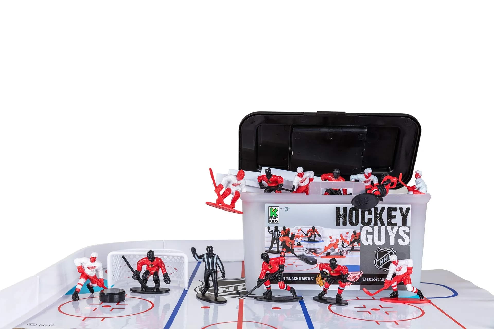 Kaskey Kids NHL Hockey Guys, Blackhawks vs. Red Wings | Action Figures for Imaginative Play, Ages 3+