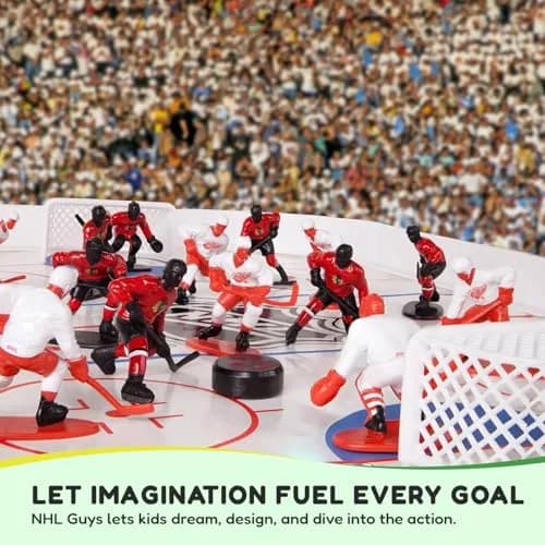 Kaskey Kids NHL Hockey Guys, Blackhawks vs. Red Wings | Action Figures for Imaginative Play, Ages 3+ thumbnail 8