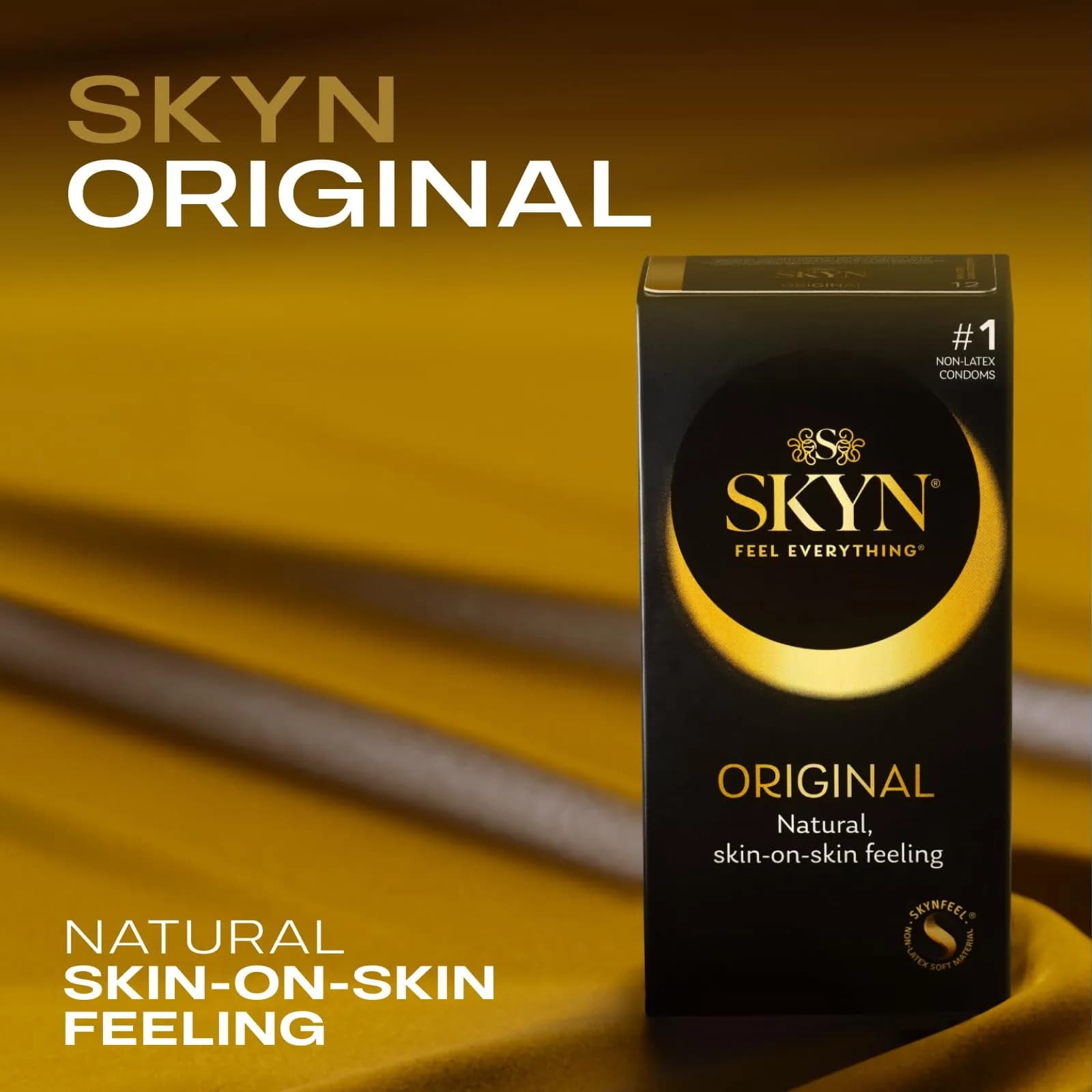 SKYN Original Polyisoprene Condoms 12 Count | Latex-Free, Lubricated, Comfortable Fit - view 2
