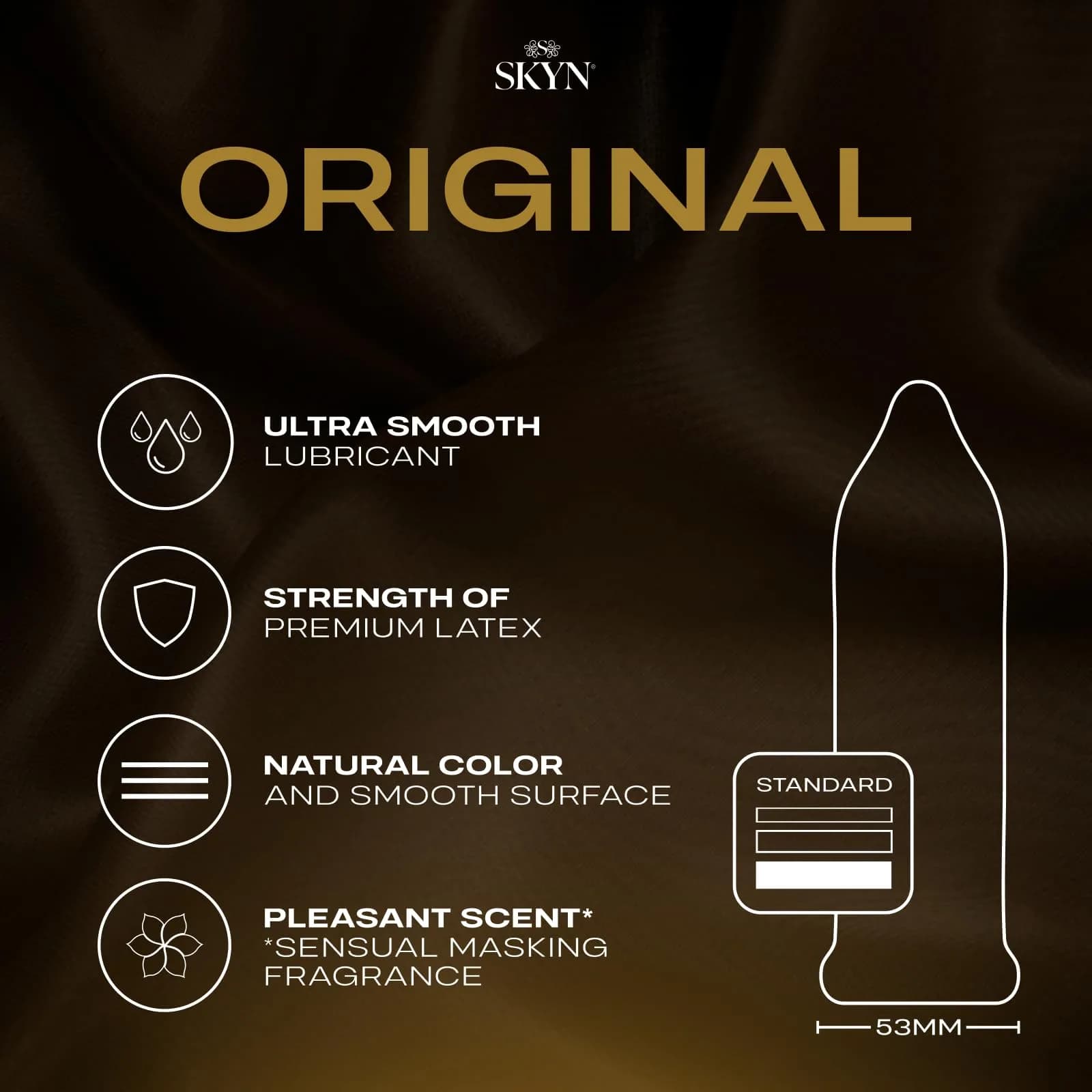 SKYN Original Polyisoprene Condoms 12 Count | Latex-Free, Lubricated, Comfortable Fit - view 3