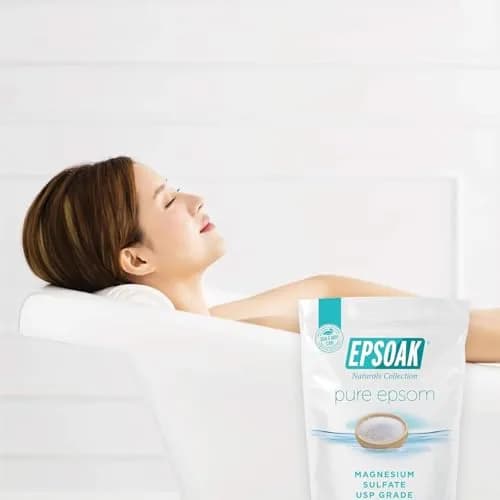 Epsoak Epsom Salt 5 lb (2.27 kg) Magnesium Sulfate USP Bath Salts | Cruelty-Free Certified thumbnail 5