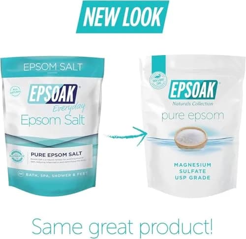 Epsoak Epsom Salt 5 lb (2.27 kg) Magnesium Sulfate USP Bath Salts | Cruelty-Free Certified thumbnail 2