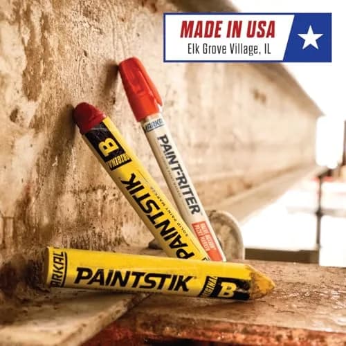 Markal Paintstik Solid Paint Marker Black 12-Pack | Marks on Rough, Rusty, Dirty Surfaces thumbnail 5