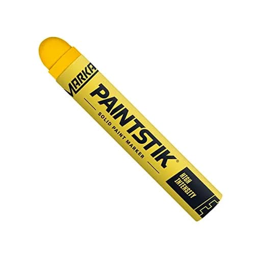 Markal High-Intensity Yellow Paintstik Marker 12-Pack | Durable Weather & UV-Resistant Marks thumbnail 1