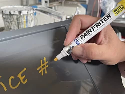 Markal Paint-Riter Valve Action Paint Marker with 1/8" Bullet Tip, Brown (12 Markers) | Permanent, Water-Based, Low Chloride thumbnail 4
