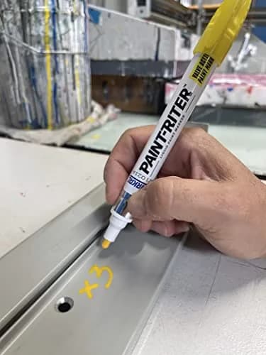 Markal Paint-Riter Valve Action Paint Marker with 1/8" Bullet Tip, Brown (12 Markers) | Permanent, Water-Based, Low Chloride thumbnail 5