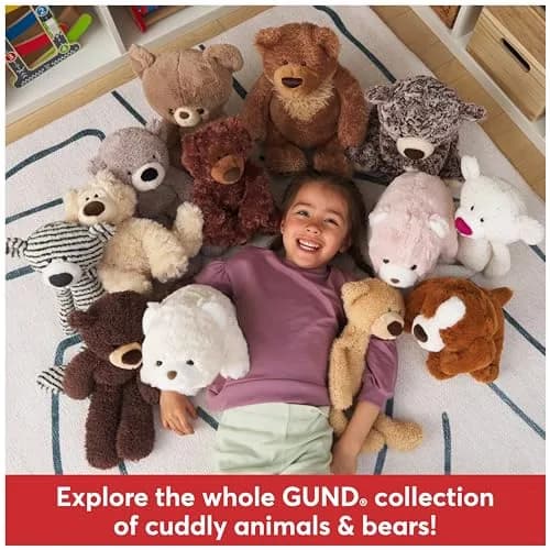 GUND Fuzzy Teddy Bear 34 cm (13.5 in) | Soft, Huggable, and Adventure-Ready thumbnail 8