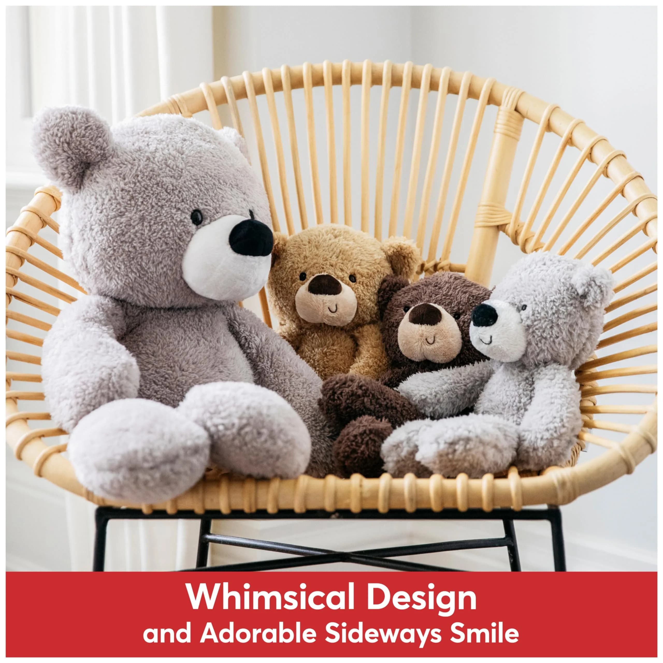 GUND Fuzzy Teddy Bear 34 cm (13.5 in) | Soft, Huggable, and Adventure-Ready - view 2