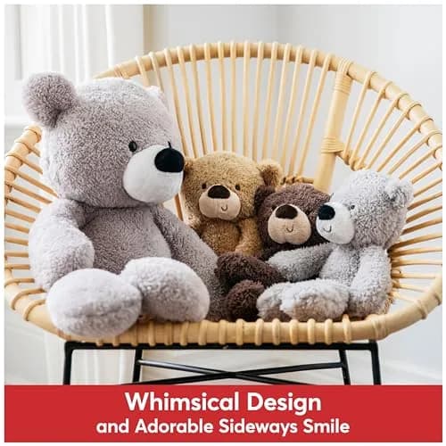 GUND Fuzzy Teddy Bear 34 cm (13.5 in) | Soft, Huggable, and Adventure-Ready thumbnail 2