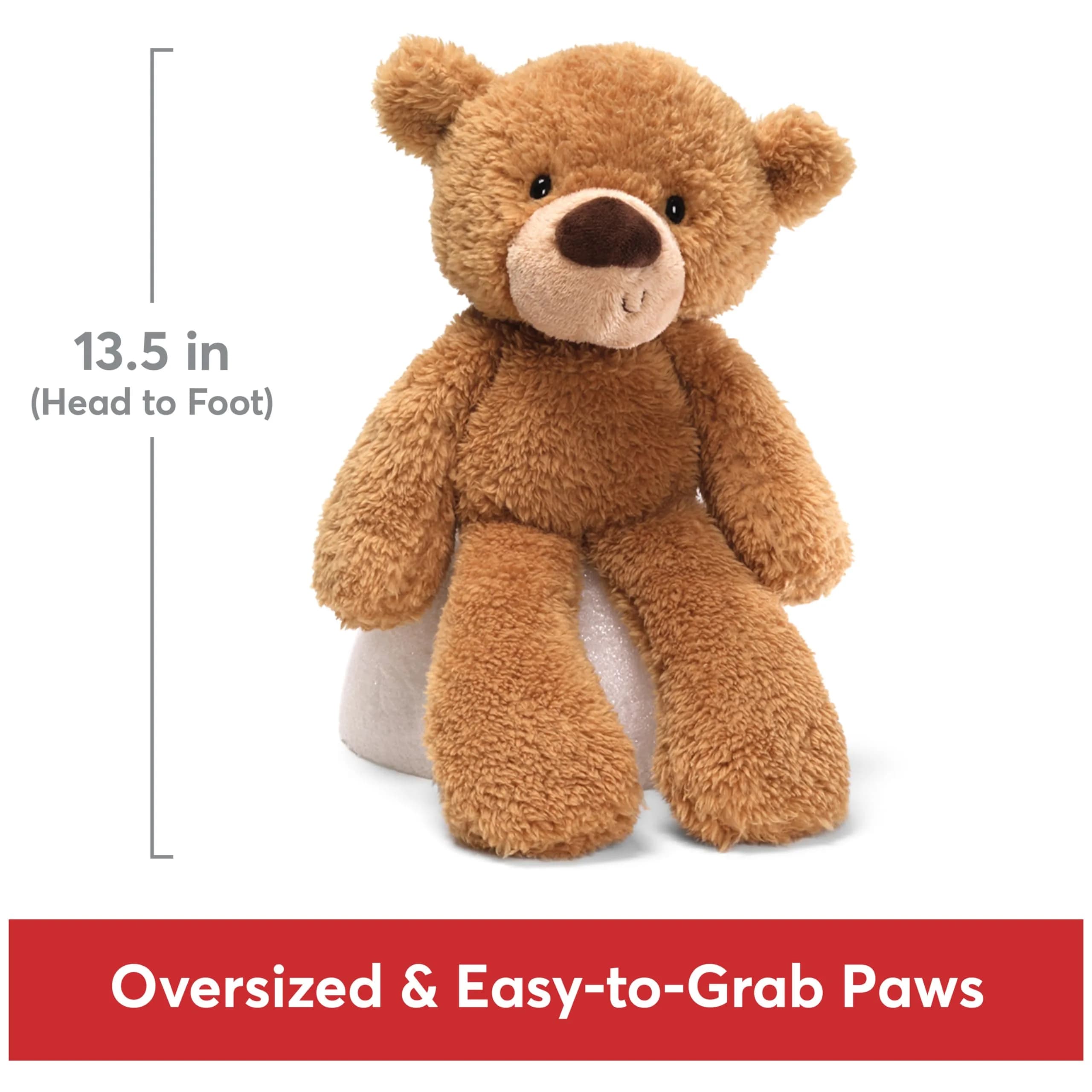 GUND Fuzzy Teddy Bear 34 cm (13.5 in) | Soft, Huggable, and Adventure-Ready - view 4