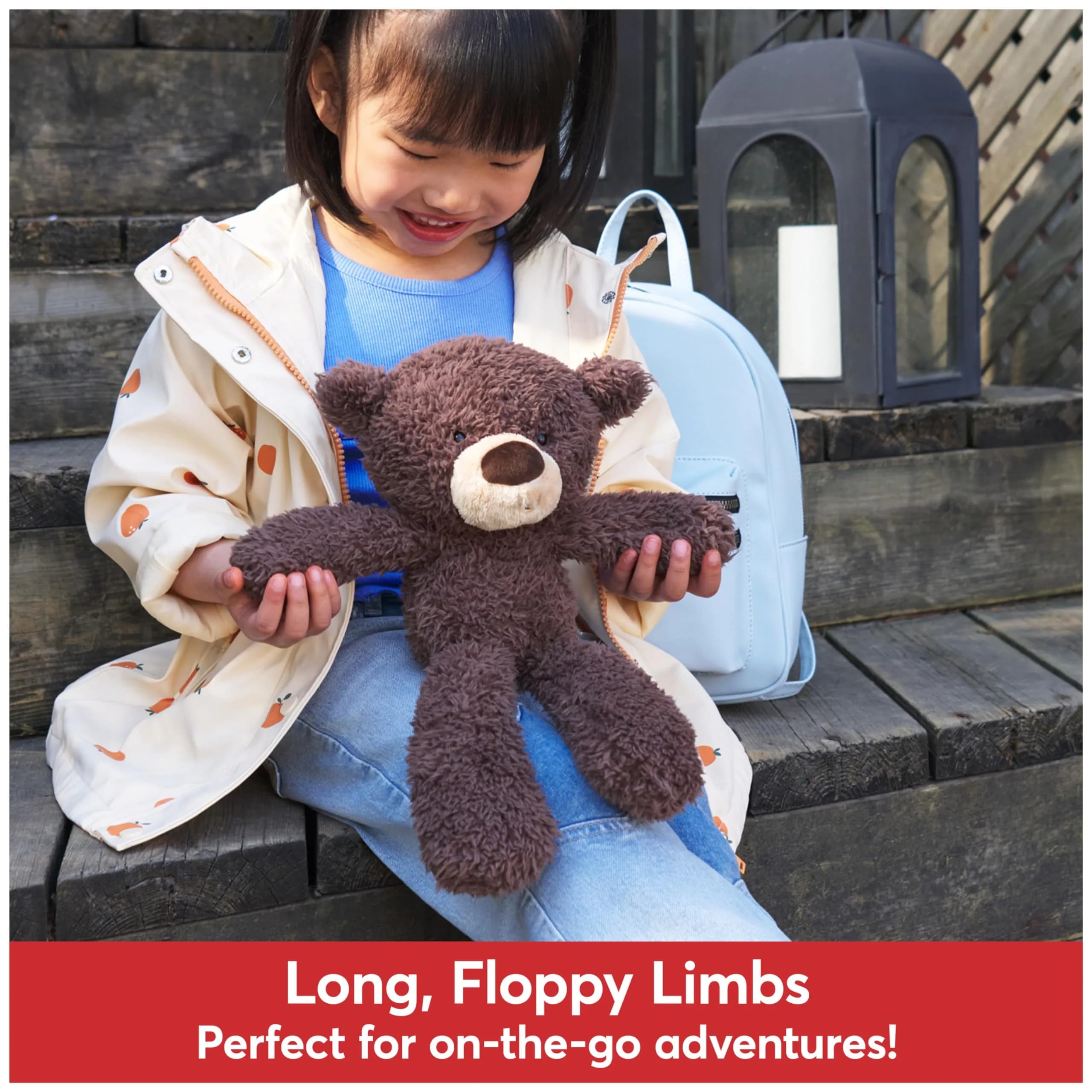 GUND Fuzzy Teddy Bear 34 cm (13.5 in) | Soft, Huggable, Ages 1+ - view 6
