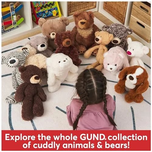 GUND Fuzzy Teddy Bear 34 cm (13.5 in) | Soft, Huggable, Ages 1+ thumbnail 8