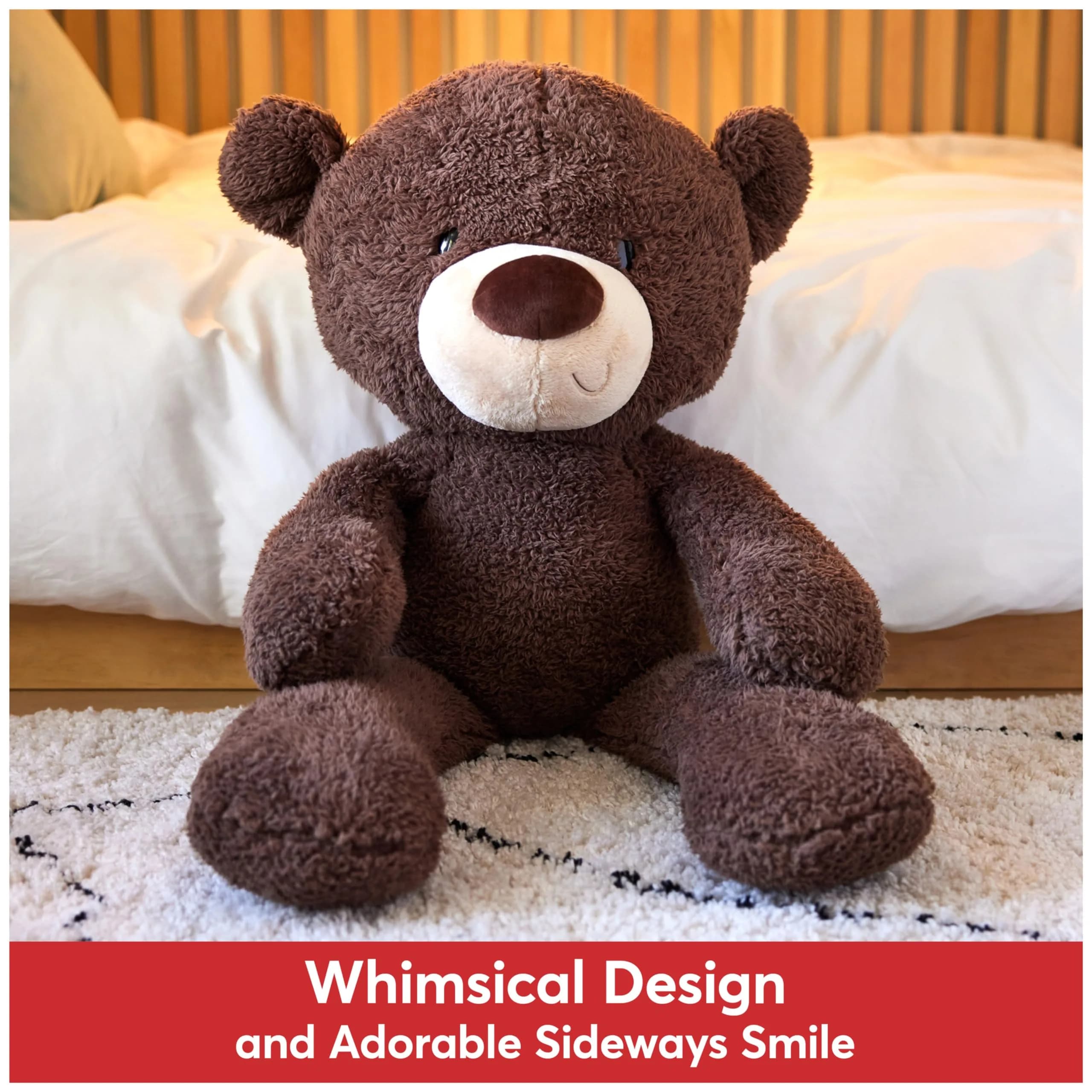 GUND Fuzzy Teddy Bear 34 cm (13.5 in) | Soft, Huggable, Ages 1+ - view 2