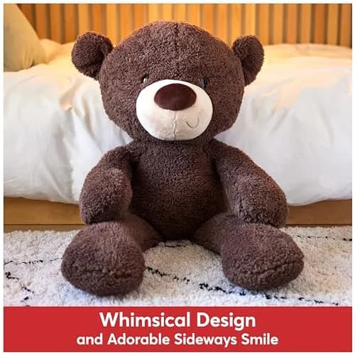 GUND Fuzzy Teddy Bear 34 cm (13.5 in) | Soft, Huggable, Ages 1+ thumbnail 2