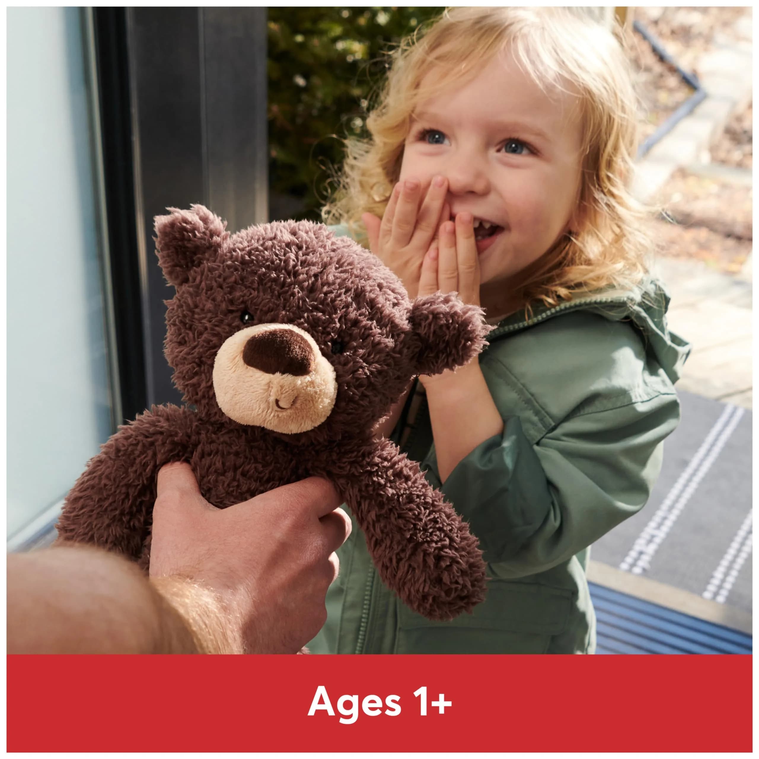 GUND Fuzzy Teddy Bear 34 cm (13.5 in) | Soft, Huggable, Ages 1+ - view 3
