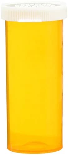 Apothecary Prescription Vials with Snap Caps 8 Dram (12 Count, 1 Pack) | USA-Imported Small Item Storage thumbnail 1