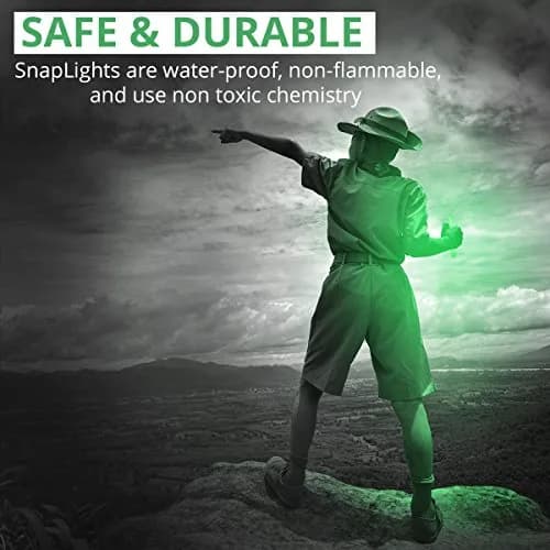 Cyalume Military Grade Glow Sticks Green 6” SnapLight Emergency Chemical Light Stick 12 Hour Duration, 10 Pack | 15.2 cm (6 Inch) Light Stick thumbnail 6