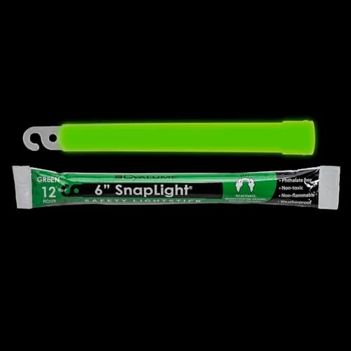 Cyalume Military Grade Glow Sticks Green 6” SnapLight Emergency Chemical Light Stick 12 Hour Duration, 10 Pack | 15.2 cm (6 Inch) Light Stick thumbnail 2