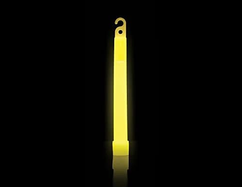 Cyalume Yellow Survival Glow Sticks - 10 Pack, 6" Long, 12-Hour Duration | Emergency Flares & Hiking Safety Gear thumbnail 4