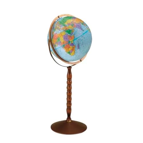 Replogle Treasury Blue Ocean Raised Relief Floor World Globe | 12 in with Metal Base & Swing Meridian thumbnail 1