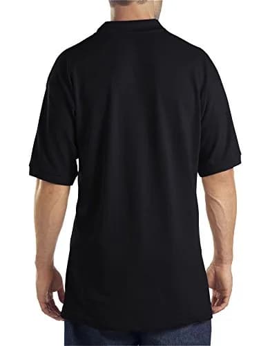 Dickies Short Sleeve Pique Polo Dark Navy Large | Classic Comfort & Style thumbnail 2