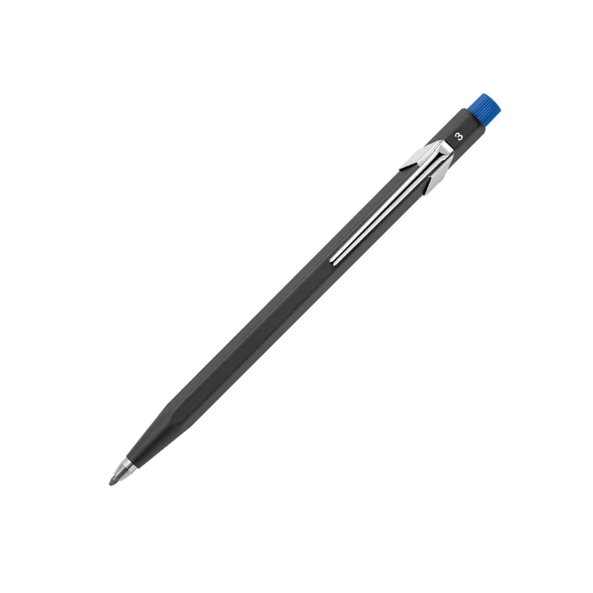 Caran d'Ache Fixpencil Black 3mm Mechanical Pencil | Hexagonal Grip, Fine Point — Black