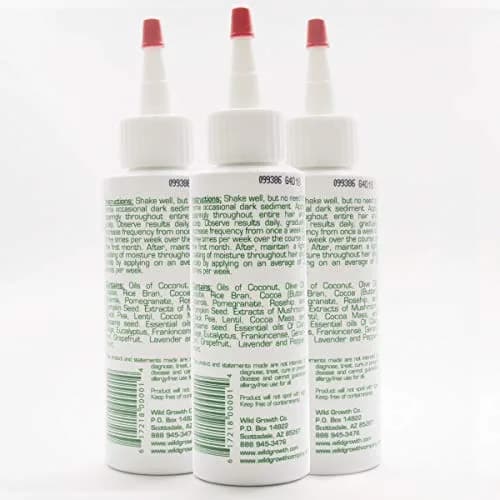 Wild Growth Hair Oil 3 x 4oz (12 Fl Oz Total) | Natural Ingredients for Fuller, Softer Hair thumbnail 2