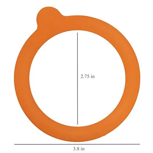 Kilner Orange Rubber Seals for Canning Jars | 6-Pack, 97mm Outer Diameter thumbnail 3