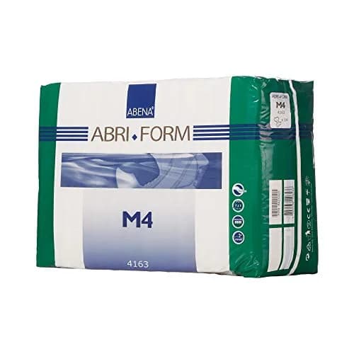 Abena Abri-Form Comfort M4 Adult Briefs Level 4 Plastic-Backed 3600ml Absorption | Unisex Medium 42 Count thumbnail 1
