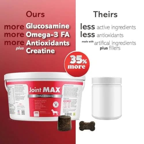 Joint Max Triple Strength Soft Chews for Dogs | Supports Joint & Cartilage Health in Aging & Active Dogs thumbnail 4