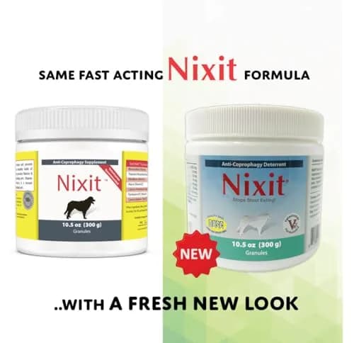 Pet Health Solutions Nixit Anti-Coprophagy Supplement Granules 10.5 oz | Deters Stool Eating with Natural Fish & Chicken Liver Flavors thumbnail 8