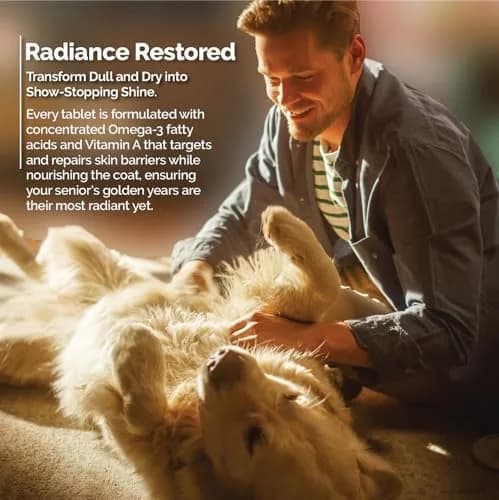 Vita-Tabs Silver Senior Dog Supplement 100 Chewables | Supports Bones, Joints, Energy & Immunity thumbnail 7