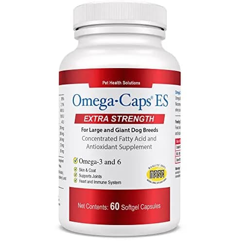 Omega-Caps ES Extra Strength for Large & Giant Dogs 60 Softgel Capsules | Omega-3 & Omega-6 Fatty Acids Support thumbnail 4