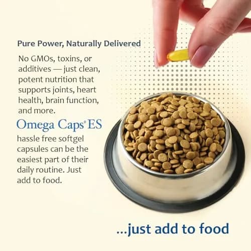 Omega-Caps ES Extra Strength for Large & Giant Dogs 60 Softgel Capsules | Omega-3 & Omega-6 Fatty Acids Support thumbnail 5