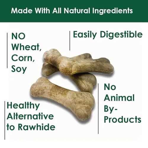 Bonies Natural Breath and Dental Formula Treats for Dogs, 2 Mini Bones Pack | All Natural, Freshens Breath, Low Calories, Made in USA thumbnail 3