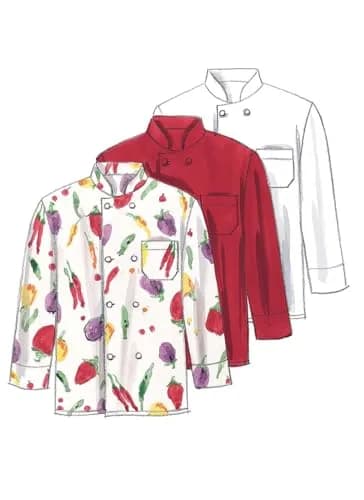 McCall Patterns M2233MED Misses' & Men's Jacket, Shirt, Apron, Pants, Hat, Neckerchief | Sewing Pattern for Medium thumbnail 6