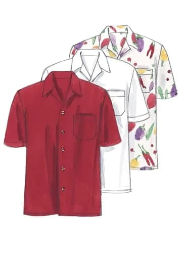 McCall Patterns M2233MED Misses' & Men's Jacket, Shirt, Apron, Pants, Hat, Neckerchief | Sewing Pattern for Medium thumbnail 3
