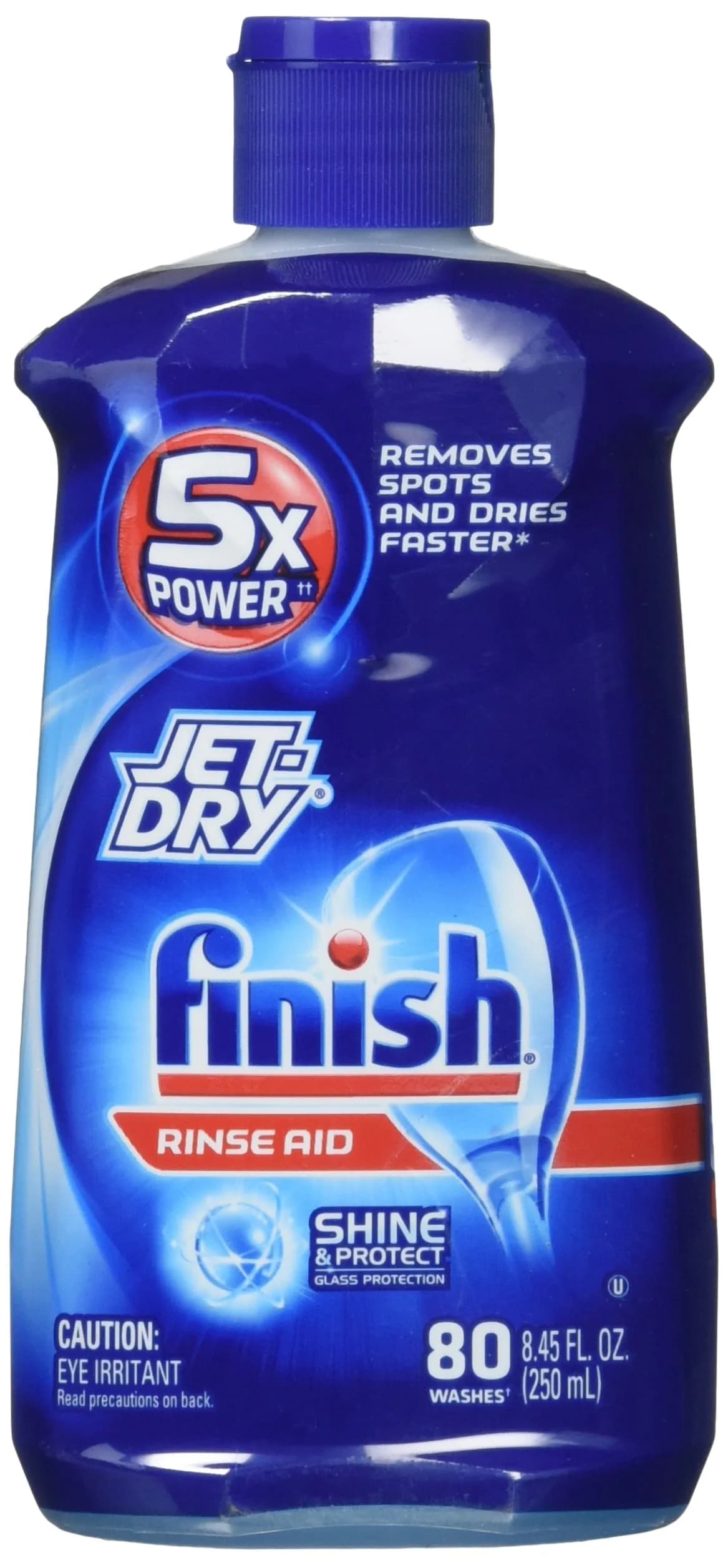 Finish Jet-Dry Rinse Aid Liquid 246ml (8.45 Fl Oz) | Superior Drying & Shine - main product image