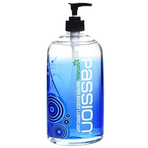 Passion Natural Water-Based Personal Lubricant 16 Fl Oz | Smooth, Non-Sticky, Easy-to-Clean Formula for Comfortable Use thumbnail 1