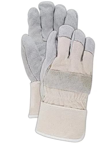 MAGID DuraMaster Leather Glove, Safety Cuff, X-Large (12 Pair), Gray | Abrasion & Tool Handling thumbnail 1