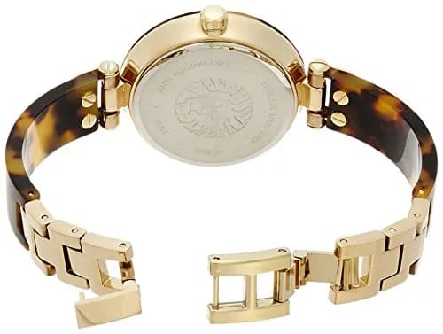 Anne Klein Women's Resin Bangle Watch 34mm Gold-Tone Dial Elegant Accessory thumbnail 2