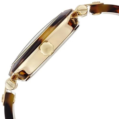 Anne Klein Women's Resin Bangle Watch 34mm Gold-Tone Dial Elegant Accessory thumbnail 3