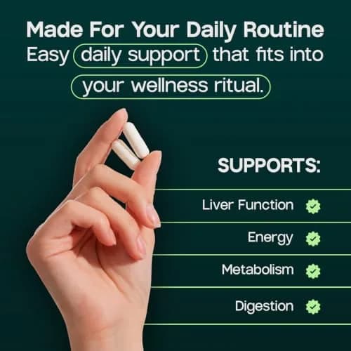 LIVERITE Liver Aid 2-Pack 150 Capsules | Supports Liver Function & Energy thumbnail 4