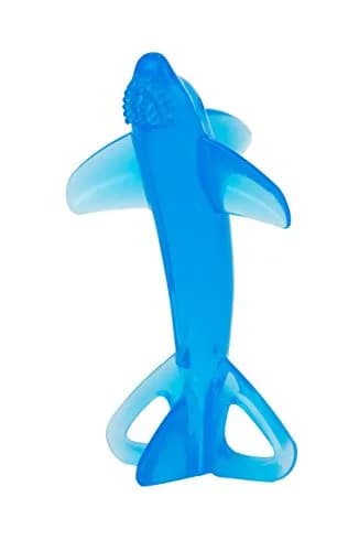 Baby Banana Shark Training Toothbrush 1 Count | Bendable Food-Grade Silicone for Gums & Teeth thumbnail 4