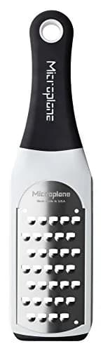 Microplane Artisan Series Extra Coarse Grater & Zester (White) 1.5 cm (0.62 in) | USA-Sourced Stainless Steel Blade thumbnail 1