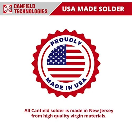 Canfield 60/40 Solder for Stained Glass | Virgin Material, 1Lb Spool, Silver thumbnail 7
