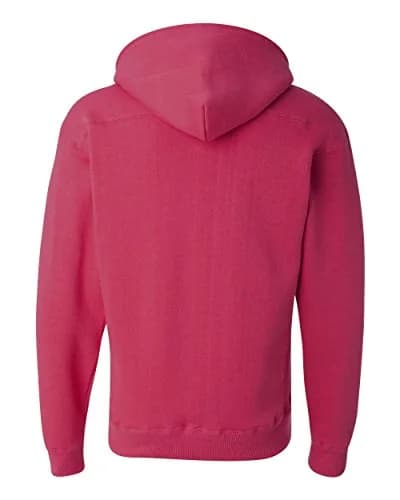 J. America Black Hockey Hood Sweatshirt | 80% Cotton, 20% Polyester | Large thumbnail 4