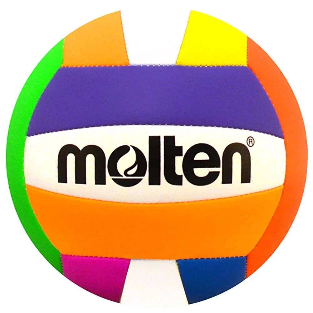 Molten Camp Volleyball Neon | Official Size & Weight for Indoor & Outdoor Play — Neon
